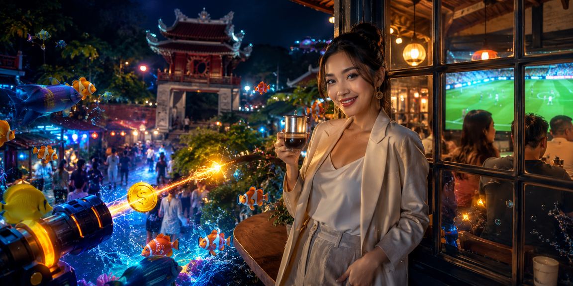 Người dùng Hà Nội trải nghiệm xsmnt6 trên điện thoại tại quán cà phê buổi sáng