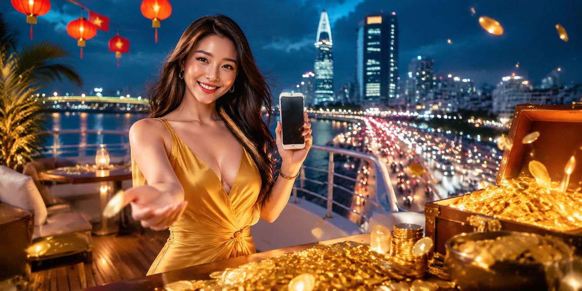 Người dùng tại TP. Hồ Chí Minh trải nghiệm casino trên điện thoại di động trong không khí lễ hội