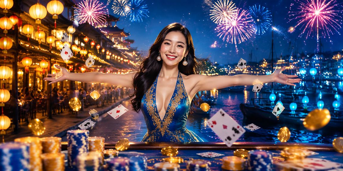 Người chơi thưởng thức trò chơi bài tại Hội An với đèn lồng rực rỡ